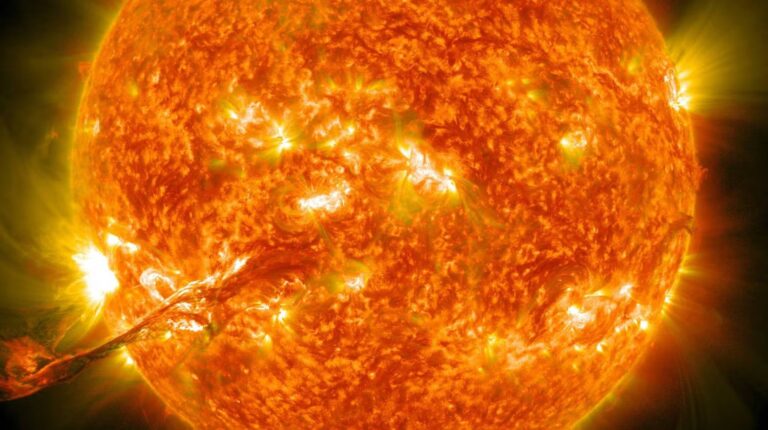 Corona mass ejection sun eruption NASA 768x430